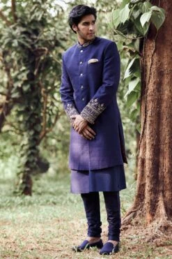 Naheem Sherwani -Anita Dongre admens s20sr9rs navyblue 2