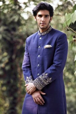Naheem Sherwani -Anita Dongre admens s20sr9rs navyblue 3