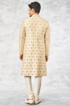 Bidur Sherwani – Beige -Anita Dongre admens s21sr10rs cream 04