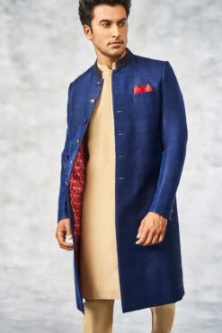 Ejaz Sherwani - Navy Blue 10 Ejaz Sherwani - Navy Blue -Anita Dongre admens s21sr12rsbs navy 04