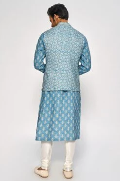 Gauransh Bandi – Blue -Anita Dongre admens s22b10lf powderblue 3