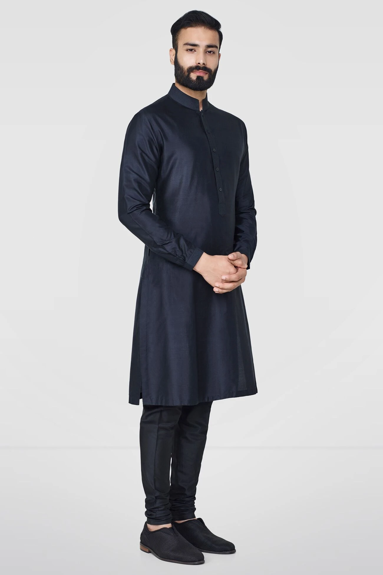 Premvat Kurta- Black 4 Premvat Kurta- Black - Image 2