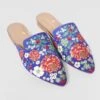 Desert Bloom Mules - Blue