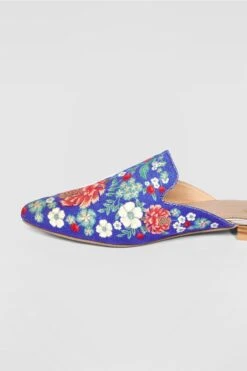 Desert Bloom Mules - Blue -Anita Dongre desartbloom blue 3