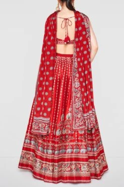 Neysa Lehenga 7 Neysa Lehenga -Anita Dongre fw19rrm251 red 4